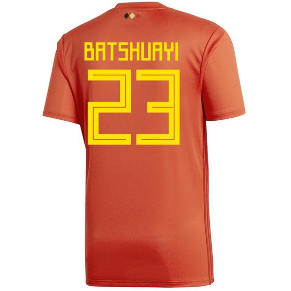 Camiseta Bélgica 1ª Batshuayi 2018 Rojo